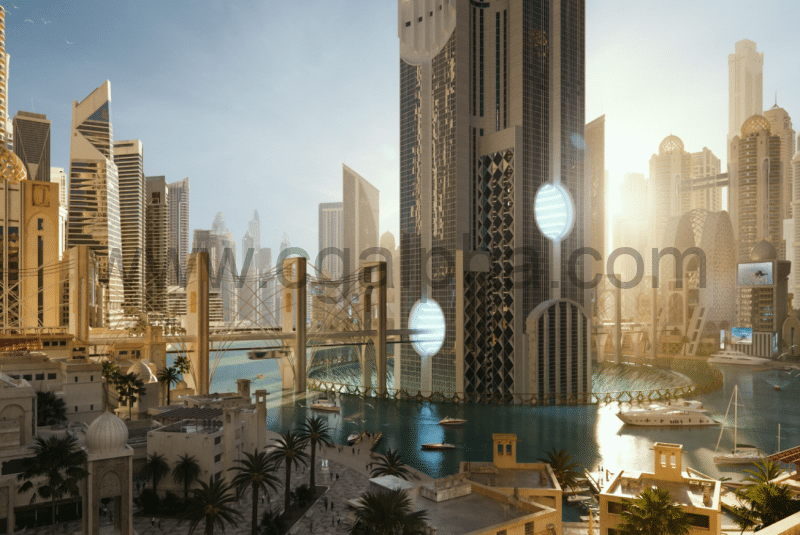 Kitbash3D – Neo Dubai 新迪拜群楼房模型