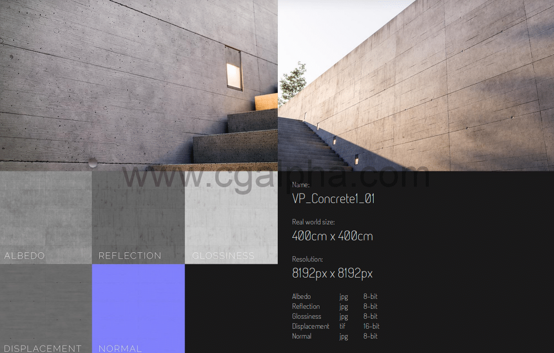 混凝土纹理 VizPeople – Concrete Textures V1