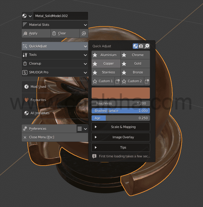 Blender插件-重新定义材质工作流程Instamat Material Workflow Redefined