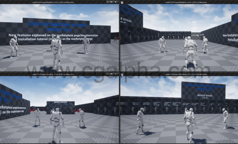 UE4插件 – 锁定目标系统插件 Lock-on Targeting System