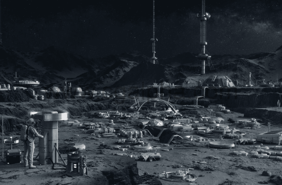 Kitbash3D – 月球基地 Lunar Base