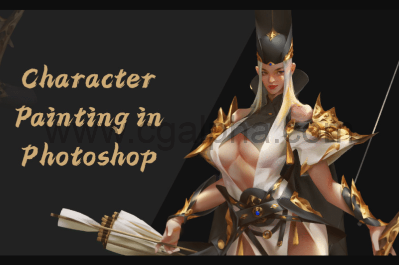 Photoshop中的人物绘画 Character Painting in Photoshop